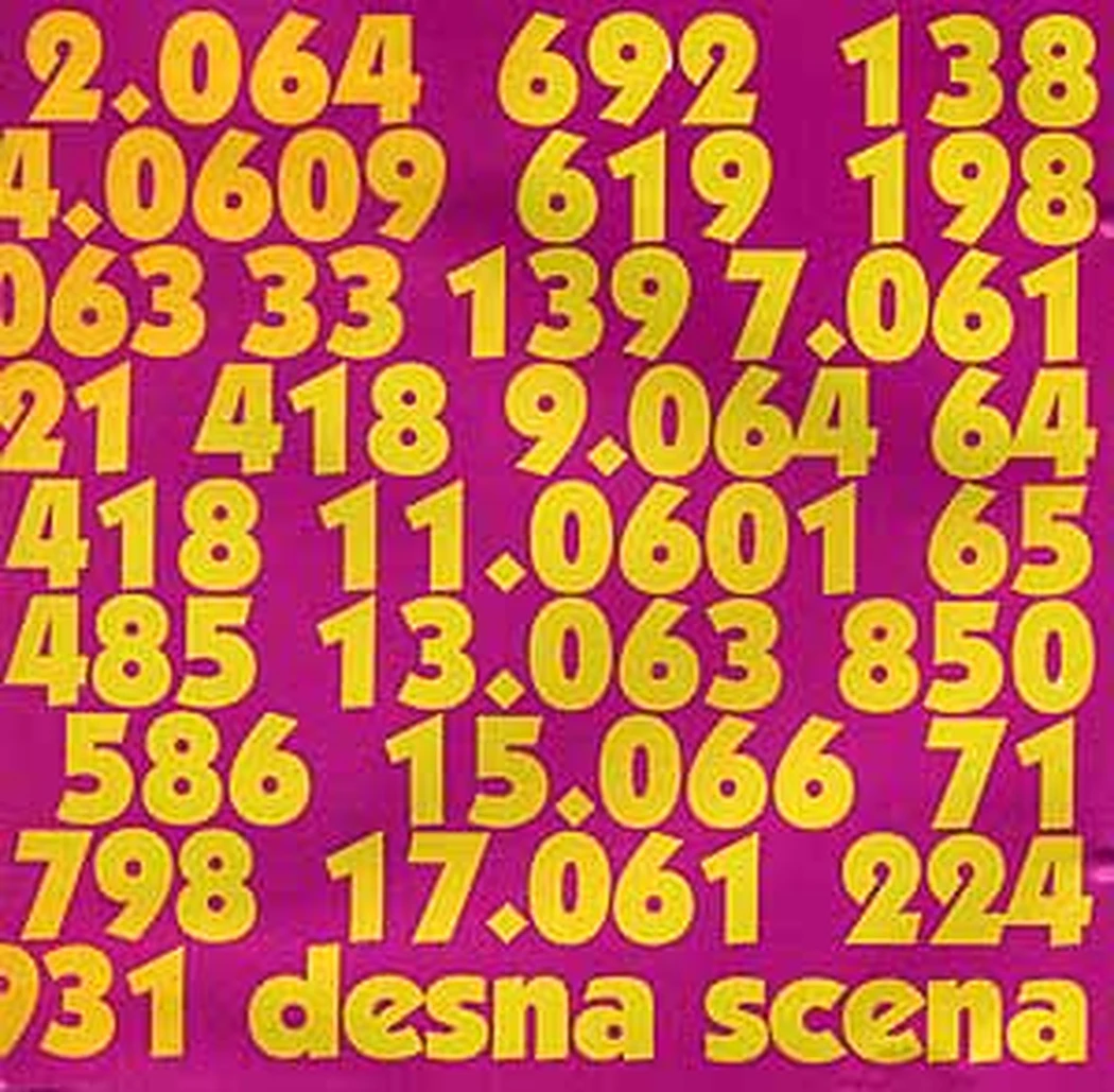 Desna scena – ovitek 1 od 2